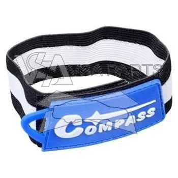 Upínací popruh COMPASS Upínač pružný, 35 x 280 mm, modrý