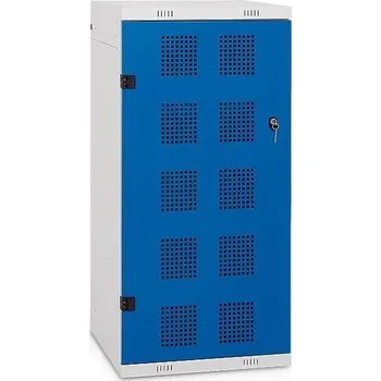 TRITON Golfová skřín, 1250 x 550 x 550 mm - kovová Provedení zámku: cylindrický zámek Burg - do kovu - horní umístění, Provedení skeletu: kov černá RAL 9005, Provedení dveří: kov černá RAL 9005