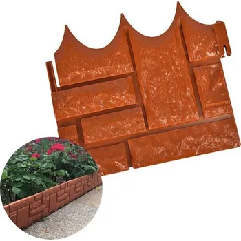Zahradní obrubník DAALO Zahradní palisáda - hnědá