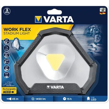 Pracovní světlo Svítilna VARTA 18647 LED nabíjecí, WORK FLEX STADIUM LIGHT