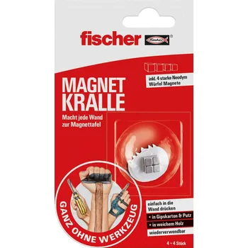 Fischer magnetický držák 4 ks 545954