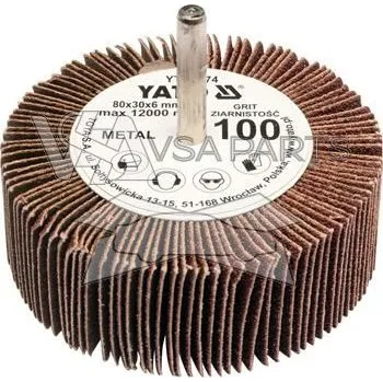 Pilový kotouč YATO Kotouč lamelový P100 s hřídelí, 80 x 30 x 6 mm