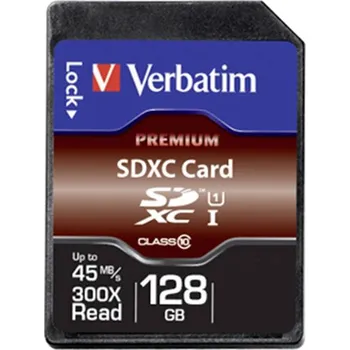 Paměťová karta Verbatim Premium paměťová karta SDXC 128 GB Class 10, UHS-I