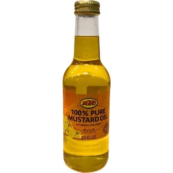 Rostlinný olej KTC Hořčičný Olej (KTC Pure Mustard Oil) 250ML