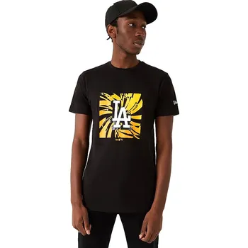 tričko New Era Box Graphic MLB Los Angeles Dodgers - Black M