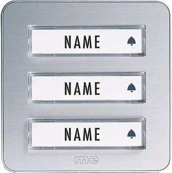 Domovní zvonek M-e KTA-3 A/S stříbrná