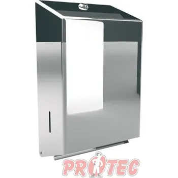 Zásobník na papírové ručníky Zásobník na jednorázové ručníky NEREZ MAXI lesk ASP101