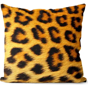 Dekorativní polštářek Polštář gepardí srst 40x40 cm (Velikost: 40 x 40 cm)