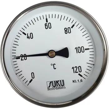Ventil Teploměr SUKU, D 80, L 63, 0-120°C + jímka, 1/2 (C31.000013)