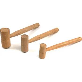 Materiál na výrobu šperku Kvalitní dřevěné paličky 125, 150 a 250 g - sada 3ks (TrueTech)