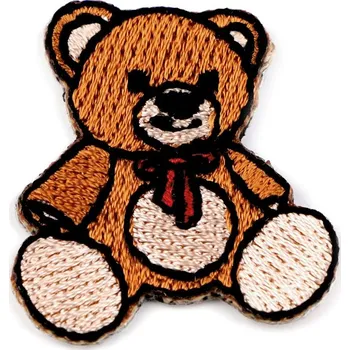 Nažehlovačka zvířata, barva 8 hnědá medvěd