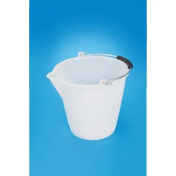 kbelík Vědro 12L PH bílé s výlevkou, vhodné i pro potraviny