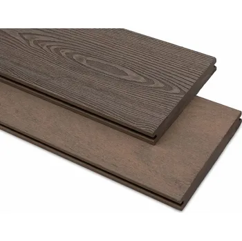 Terasové prkno WPC terasové prkno 4m x 140mm i nově 220 mm - BambooGard Bi COLOR - hnědá