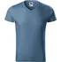 Pánské tričko Malfini Slim Fit V-neck 146 Denim XL