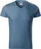 Pánské tričko Malfini Slim Fit V-neck 146 Denim XL