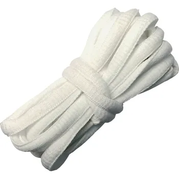 Tkaničky do bot Půlkulaté tkaničky do bot, jeden pár - Bílé, 120 cm