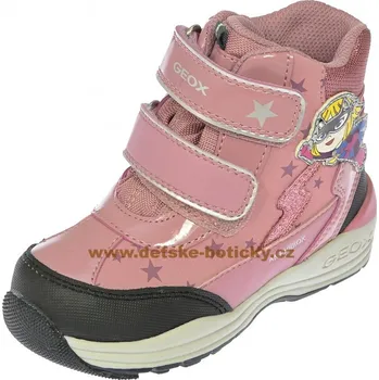Chlapecké tenisky Geox B741FB 0BC50 C8F9B dk pink/black 23