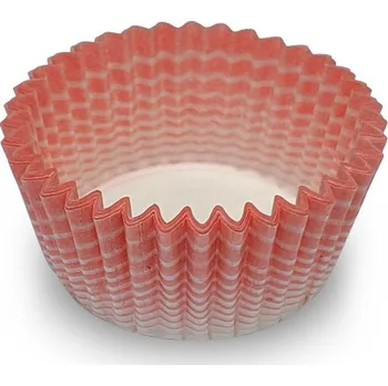 Jednorázové nádobí Košíček papírový prům. 30, v.18mm (růžový proužek) 2000 ks/bal