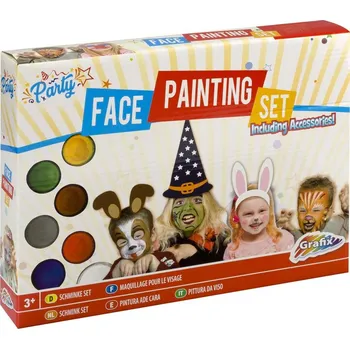 Karnevalový doplněk Grafix Malování na obličej s příslušenstvím