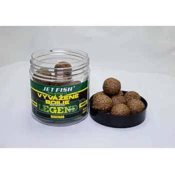 Boilies JetFish JET FISH 250ml-24mm Legend range Vyvážené boilie : BIOCRAB