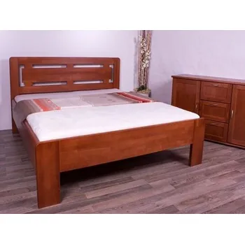 Postel HP nábytek Postel Naomi oblá, HP Výběr moření: Ořech, Rozměr postele: 160x200, Druh dřeva: Bukový masiv