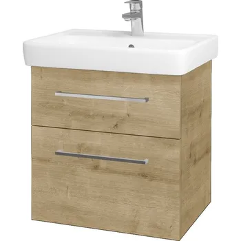 Koupelnový nábytek Dřevojas - Umyvadlová skříňka Q MAX SZZ2 60 - D09 Arlington / Úchytka T04 / D09 Arlington 115098E