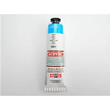 Výtvarná barva Akrylová barva, 40 ml, Kohinoor, Cyan