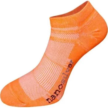 Pánské ponožky nanosilver® Kotníkové tenké ponožky nanosilver oranžové Velikost: M 39/42
