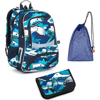 Školní batoh Topgal NIKI 21022 SET MEDIUM