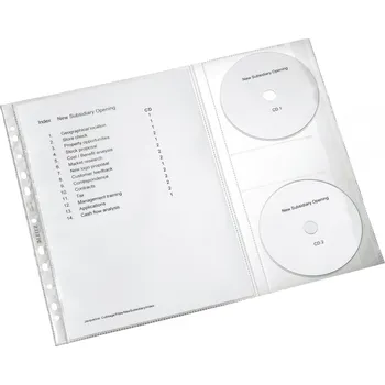 Kancelář Plastové kapsy na CD Leitz Combo A4