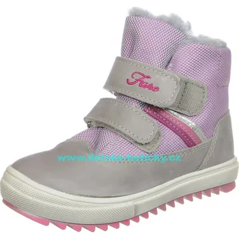 Chlapecká zimní obuv Fare 845151 šedá/růžová 30