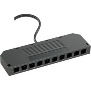 Příslušenství pro LED osvětlení Rozbočovací krabička 10x JST-M samice + 20cm kabel, ks