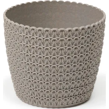 Květináč Plastový květináč Magnolia Jersey ECO 220 mm, šedý (121748 007 LA859 Magnolia jersey šedá 220mmEco)