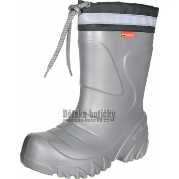 Dívčí holínky Demar Mammut S 0300 stříbrná 26