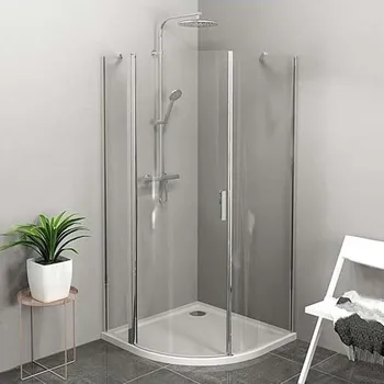 Polysan Čtvrtkruhová zástěna ZOOM LINE 100x100 cm, levá (ZL2616L)