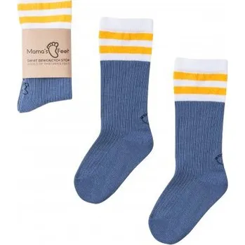 Dívčí oblečení Mama's Feet Dětské podkolenky škola modré