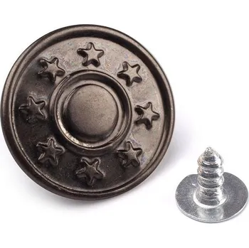 Knoflík Riflový knoflík velikost 26 stramosaz