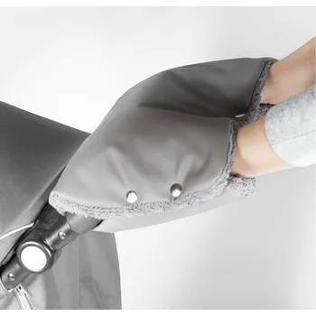 Rukávník Rukávník na kočárek - EKO KŮŽE Rukávník: bílo-bílý