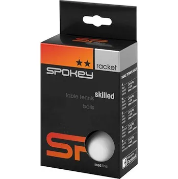 Stolní tenis SKILLED-Pingpongové míčky 2* bílé - 6ks