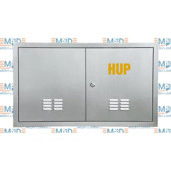 Revizní dvířka Revizní dvířka nerezová 800x800 mm HUP plynoměru (dvoukřídlá revizní dvířka M&D nerezová 800*800 HUP plynoměru)