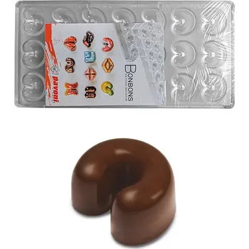 Forma na pečení Forma na pralinky (podkova 10g) 3x7 tvarů/forma