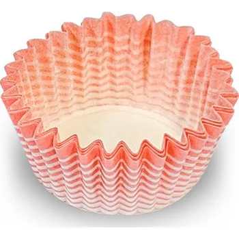 Jednorázové nádobí Košíček papírový prům. 23, v.16,5mm (růžový proužek) 2000 ks/bal