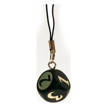 Příslušenství k deskovým hrám Klíčenka kostka černá