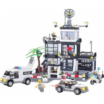 ostatní stavebnice Velká stavebnice BLOCKI Policie 631 dílů