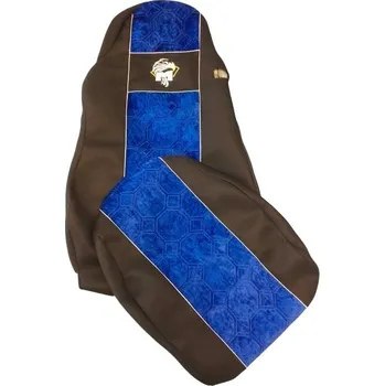 Potah sedadla Autopotahy textilní pro MAN TGA/L/X/S/M, černo-modrá barva (č. 34)