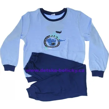 Chlapecké pyžamo Pleas 155211-805 světle modrá 128