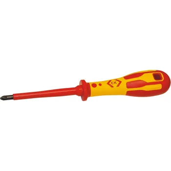 Šroubovák C.K T49143-0 VDE křížový šroubovák PZ 0 Délka dříku: 60 mm DIN ISO 8764, DIN EN 60900