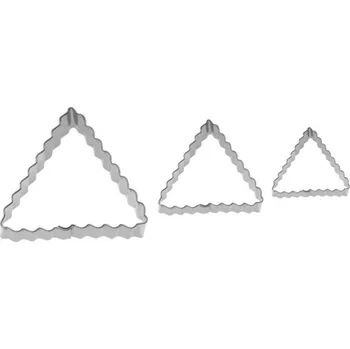 Vykrajovátko Westmark Sada vykrajovátek TROJÚHELNÍK vlnitý 4,5,6 cm 3ks