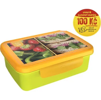 Svačinový box ZDRAVÁ SVÁČA RECEPTY se SLEVOVÝM KUPÓNEM VZS18759