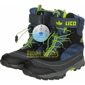 Chlapecké tenisky Lico 720213 Sundsvall VS marine/schwarz/lemon Výprodej NEPÁR 30